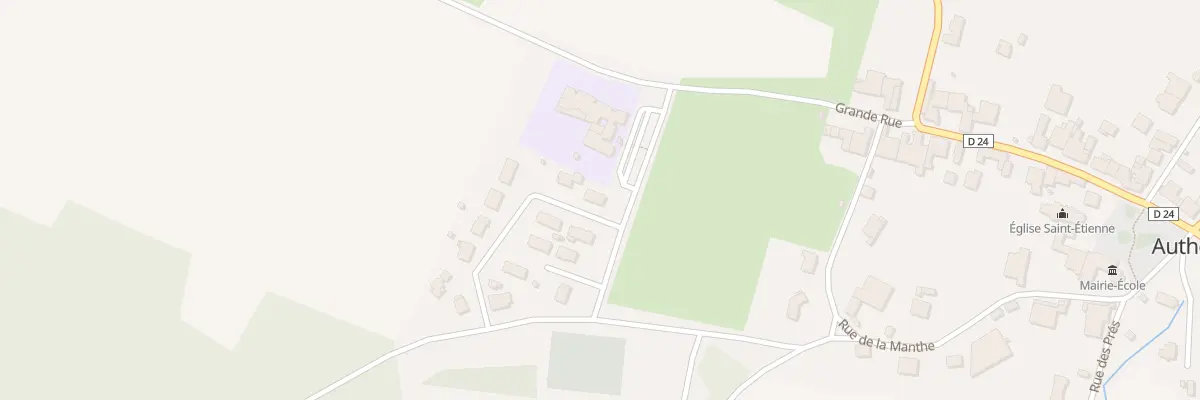 Plan du 2 Rue En Belombre à Authoison