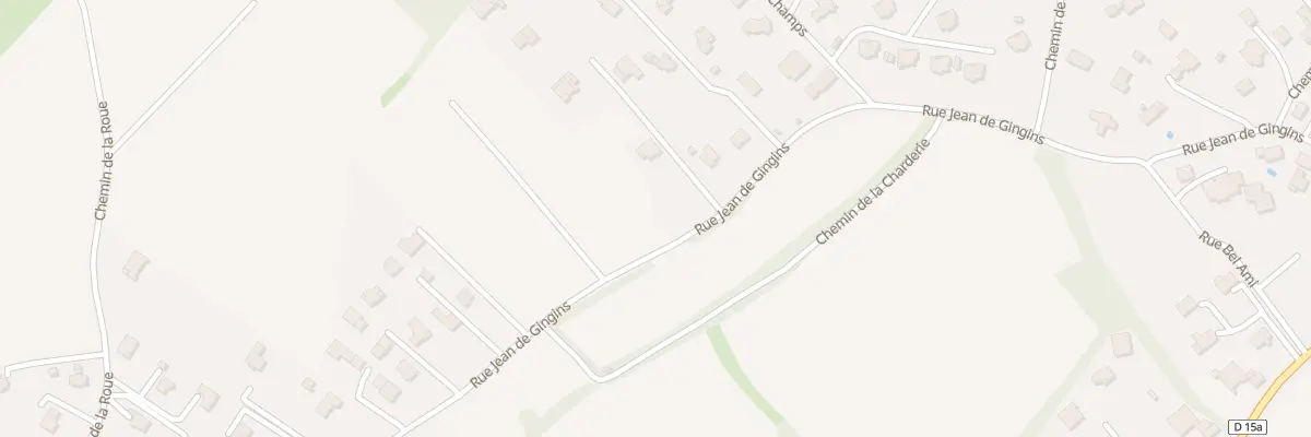Plan du 729A Rue Jean de Gingins à Divonne-les-Bains