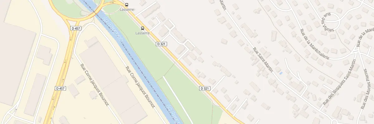 Plan du 38B Av du Lac à Vesoul