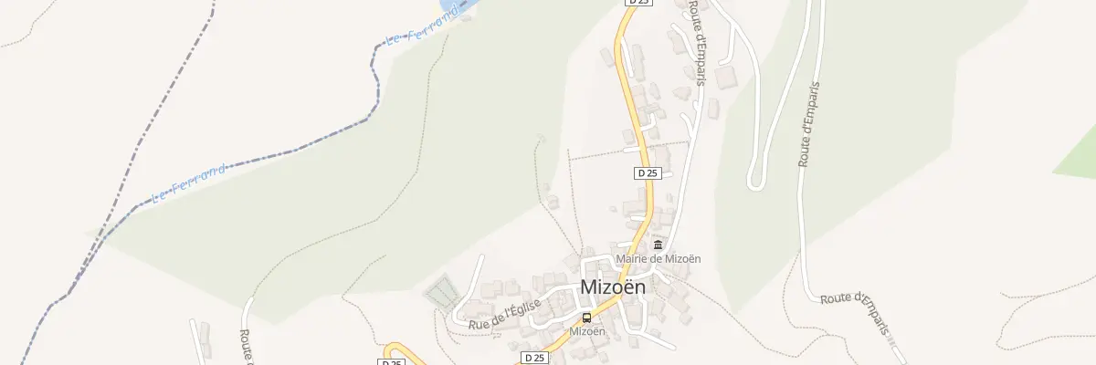 Plan du 2 Che de la Vieille Fontaine à Mizoën
