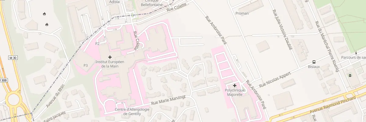 Plan du 6 Rue Hélène Boucher à Nancy