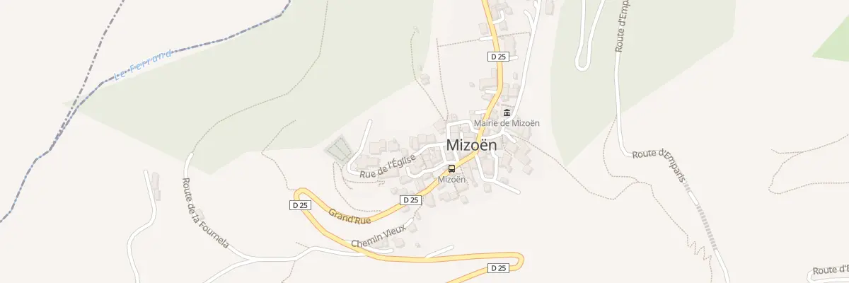 Plan du 6 Rue de l’Église à Mizoën
