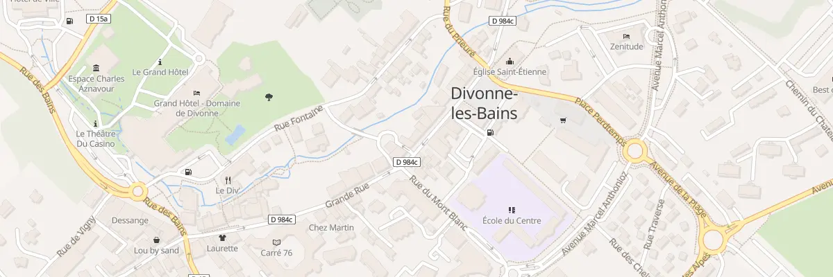 Plan du 295 Grande Rue à Divonne-les-Bains