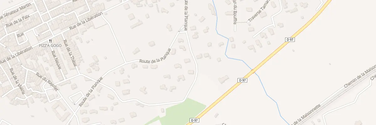 Plan du 575 Rue de la Thèse à Puget-Ville