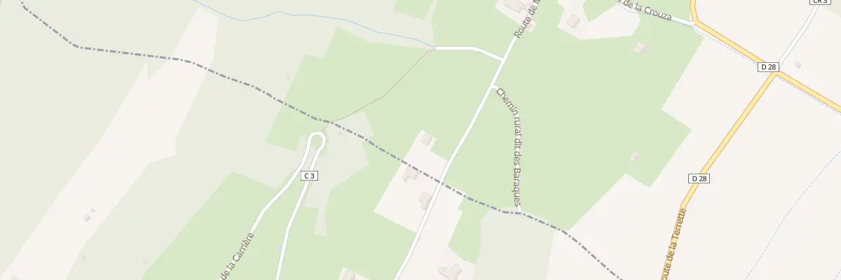 Plan du 484 Rte de Manificat à La Trinité