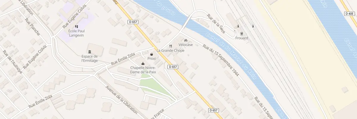 Plan du 3 Rue de Nancy à Nancy