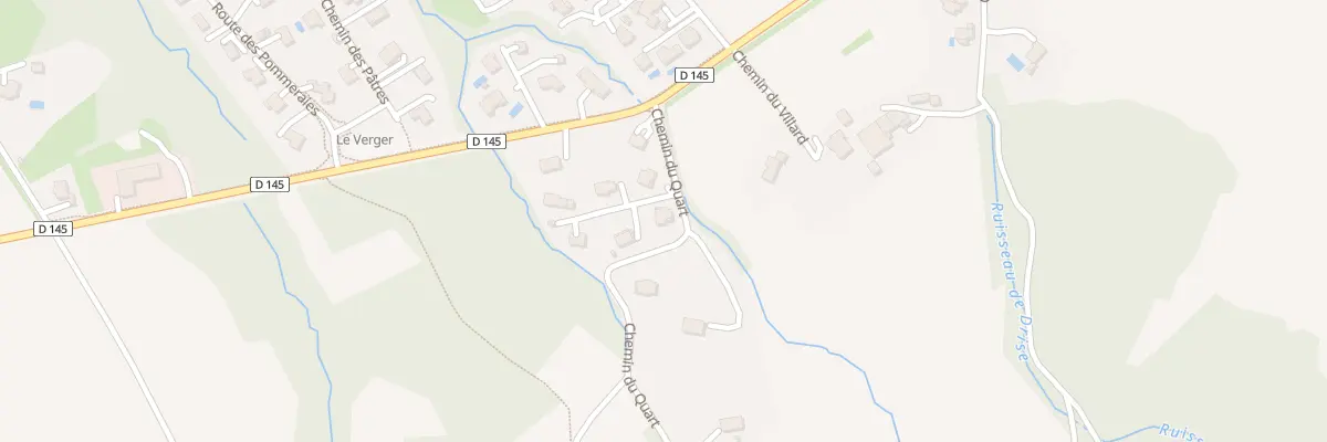 Plan du 70 Che du Quart à Archamps