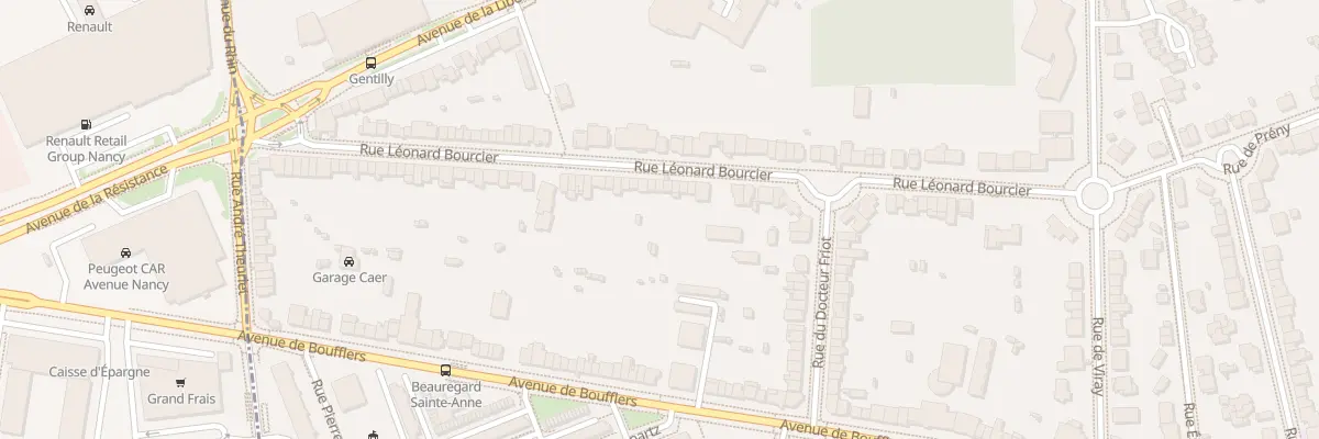 Plan du 47 Rue Leonard Bourcier à Nancy