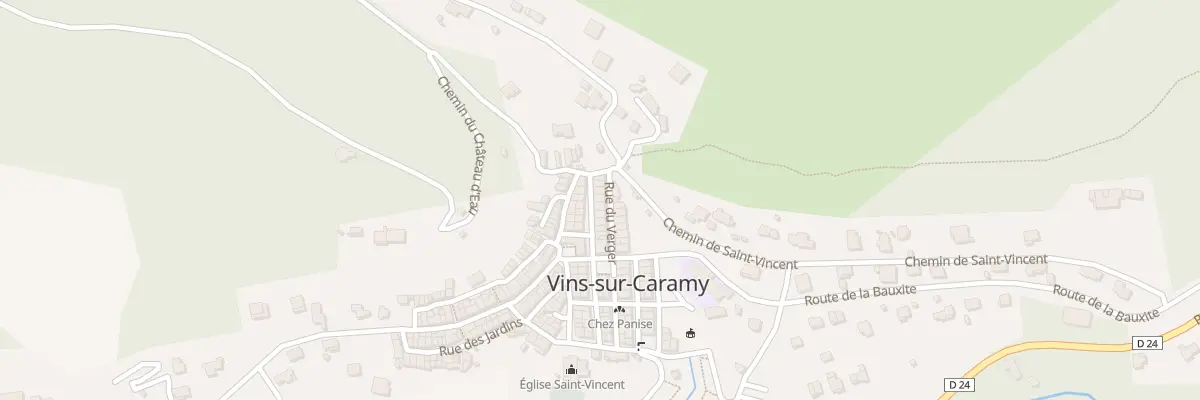 Plan du 5098 Rue de la Vierge à Vins-sur-Caramy