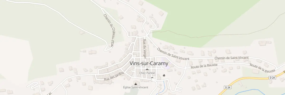 Plan du 5245 Rue de la Vierge à Vins-sur-Caramy