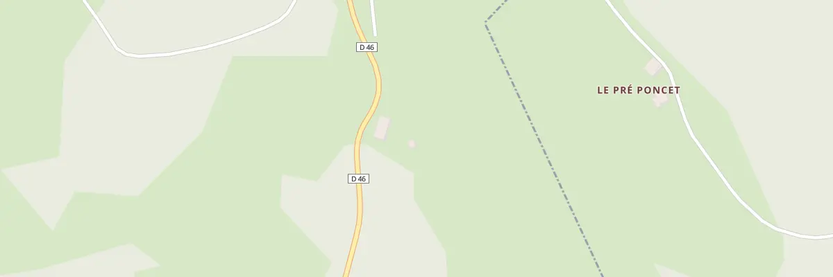 Plan du 5090 Le Pré Poncet à Châtelblanc