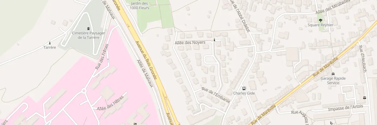 Plan du 14 Rue de l’Embanie à Laxou