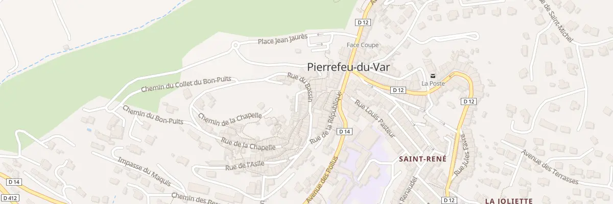 Plan du 3 Rue du Bassin à Pierrefeu-du-Var