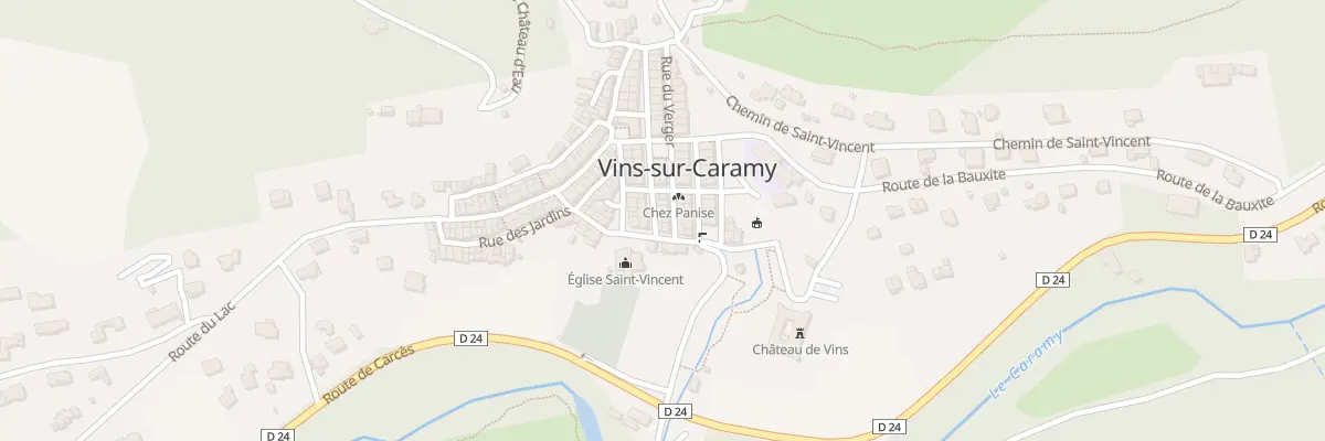 Plan du 5139 Le Village à Vins-sur-Caramy