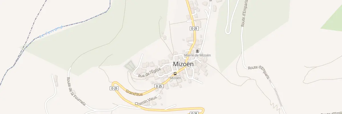 Plan du 4 Rte du Chacorlet à Mizoën