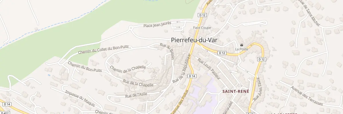 Plan du 5 Rue du Bassin à Pierrefeu-du-Var