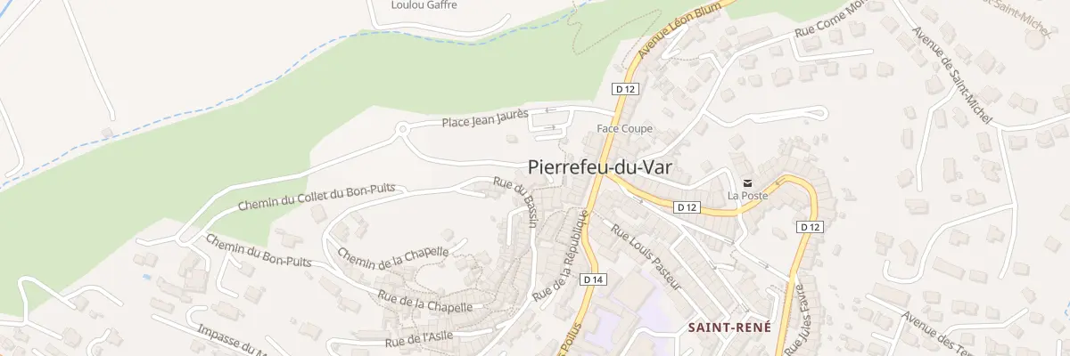 Plan du 8 Rue du Bassin à Pierrefeu-du-Var