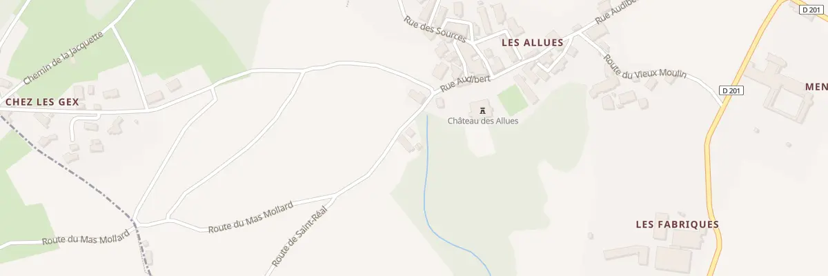 Plan du 505 Rue Audibert à Saint-Pierre-d’Albigny