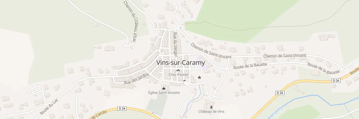 Plan du 5131 Rue de la Servi à Vins-sur-Caramy