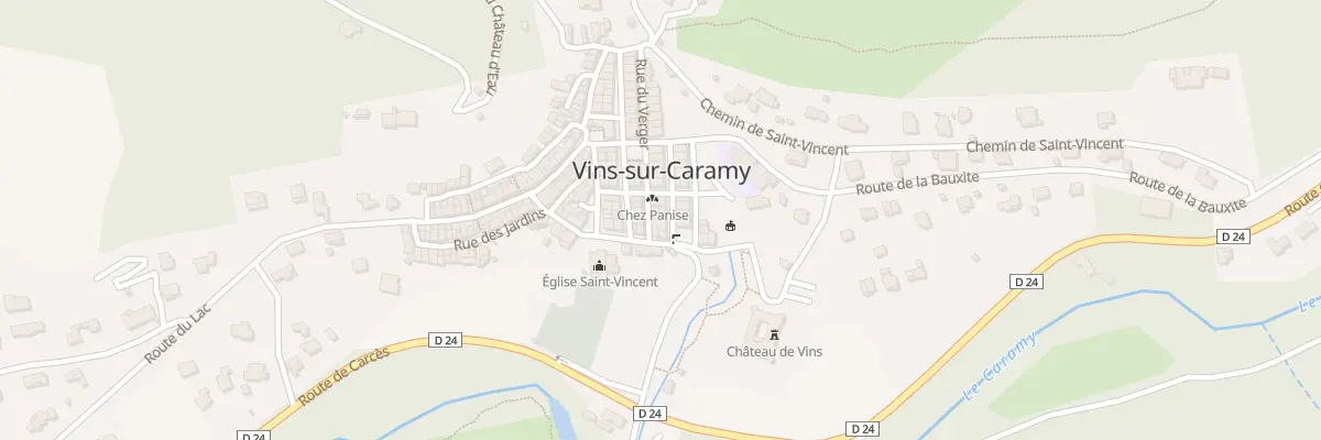Plan du 5124 Rue du Verger à Vins-sur-Caramy