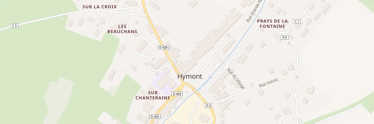 Plan du 3 La Grande Rangee à Hymont