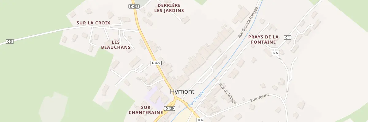 Plan du 6 Rue de la Grande Rangée à Hymont