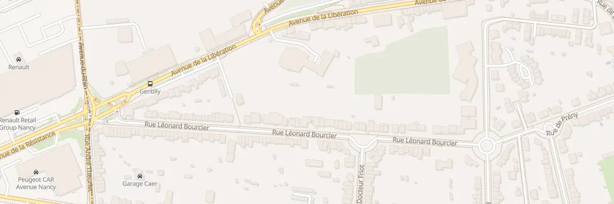 Plan du 56 Rue Leonard Bourcier à Nancy