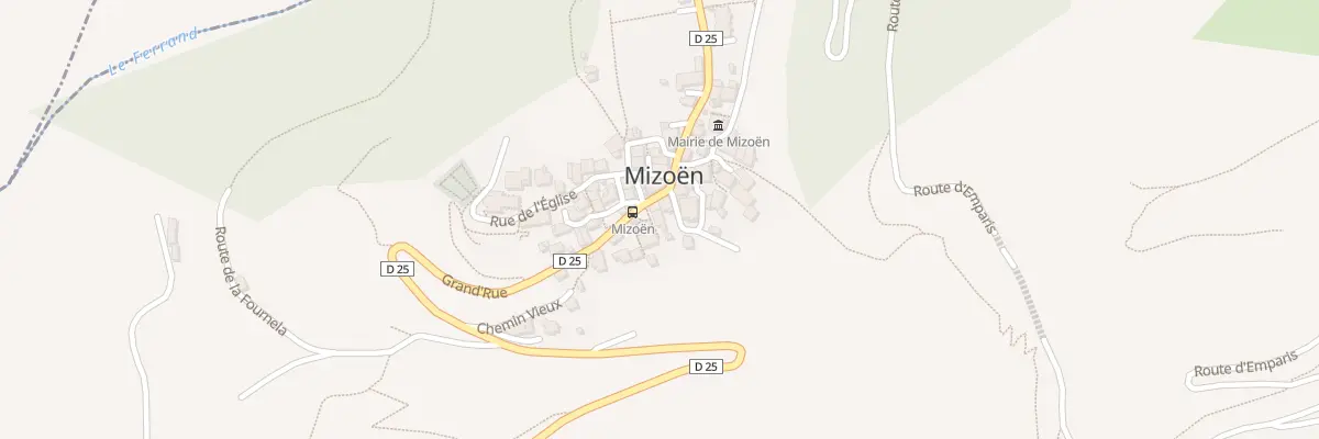 Plan du 6 Imp du Choron à Mizoën