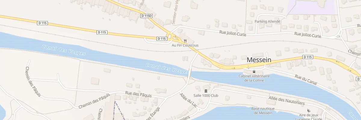 Plan du 1 Rue des Etangs à Messein
