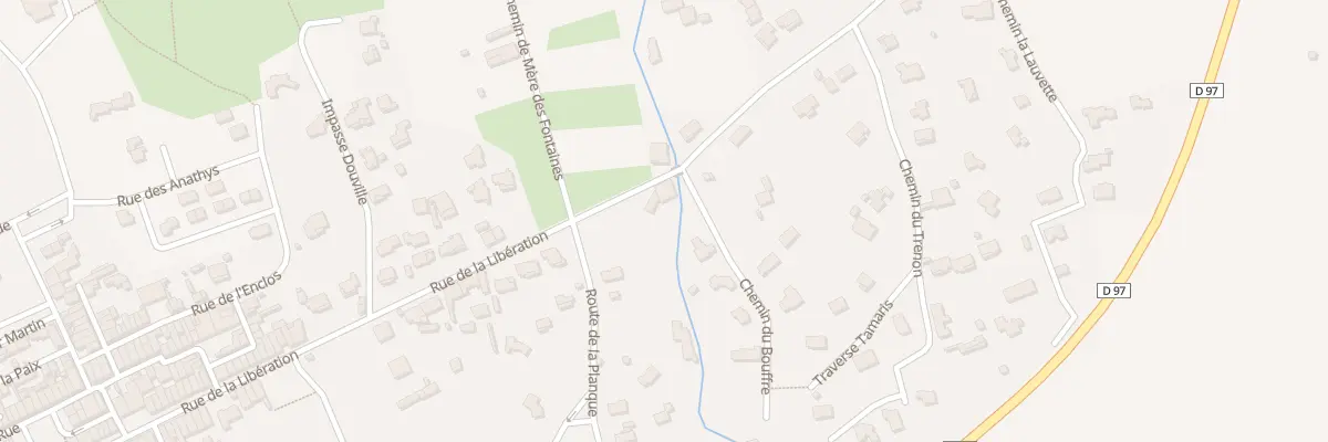 Plan du 976 Rue de la Libération à Puget-Ville