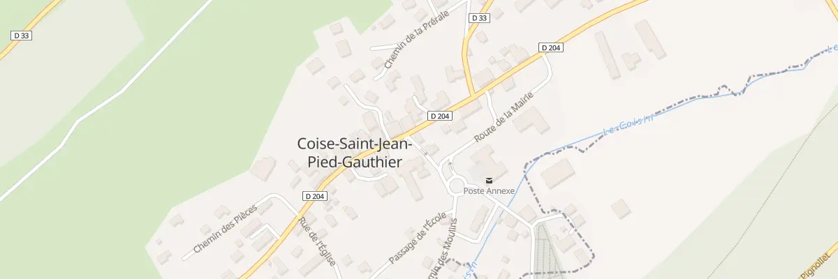 Plan du 11 Rte de la Mairie à Coise-Saint-Jean-Pied-Gauthier