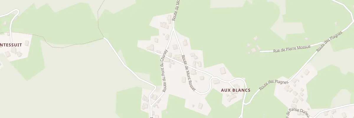 Plan du 5146 Mont Rosset à Presle