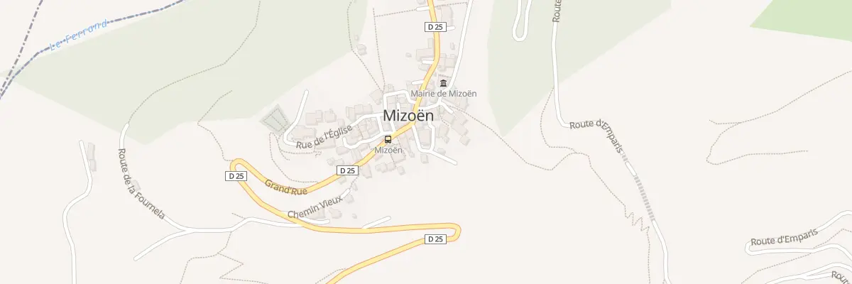 Plan du 3 Rue du Dauphin à Mizoën