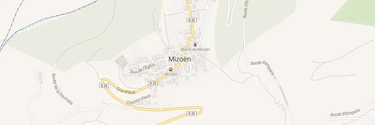 Plan du 4 Rue de Changourin à Mizoën