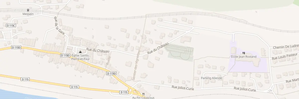Plan du 54B Rue du Chateau à Messein