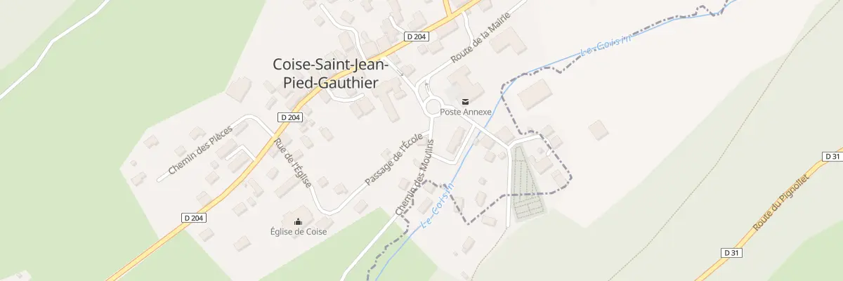 Plan du 15 Pass de l’École à Coise-Saint-Jean-Pied-Gauthier