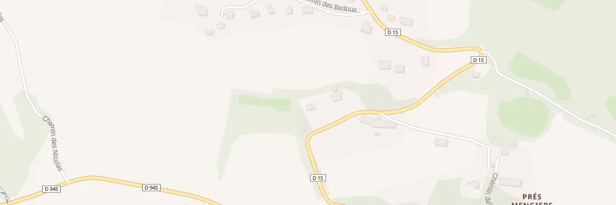 Plan du 5042 Les Bedoux et Les Pres à Buissard