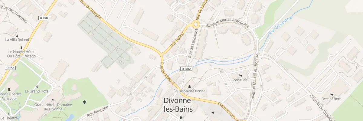 Plan du 79 Rue de Lausanne à Divonne-les-Bains