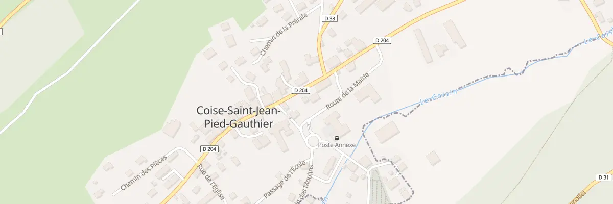 Plan du 38 Rte du Grand Arc à Coise-Saint-Jean-Pied-Gauthier