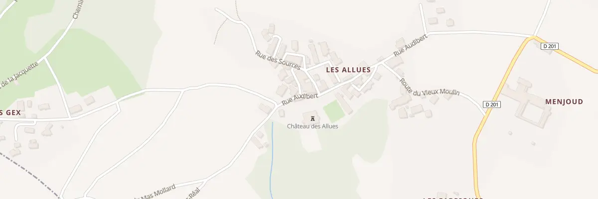 Plan du 405 Rue Audibert à Saint-Pierre-d’Albigny