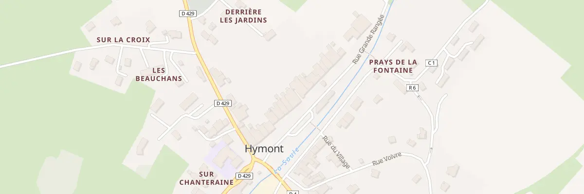 Plan du 9 Rue Grande Rangee à Hymont