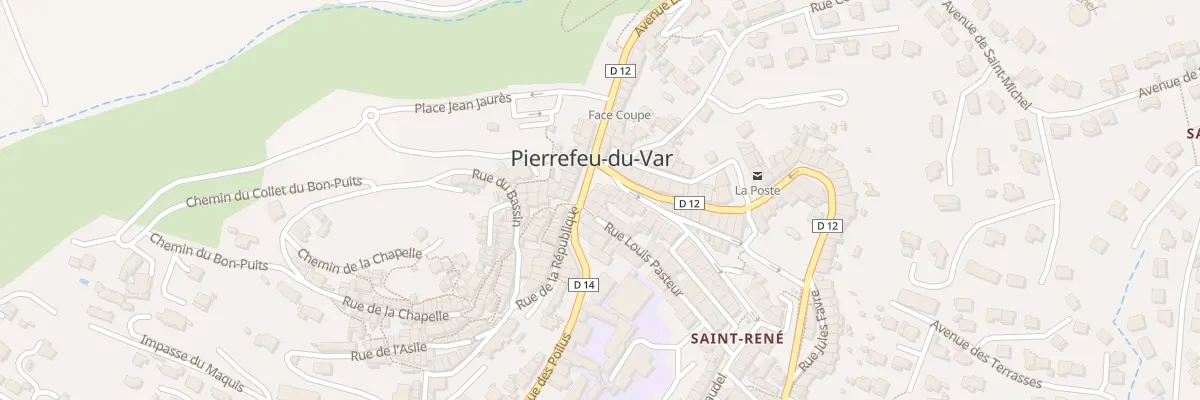 Plan du 3 Pl Wilson à Pierrefeu-du-Var