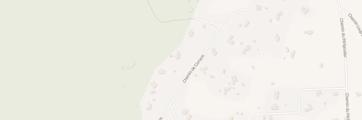 Plan du 2564 Che de Correns à Cotignac