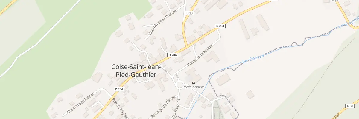 Plan du 54 Rte du Grand Arc à Coise-Saint-Jean-Pied-Gauthier