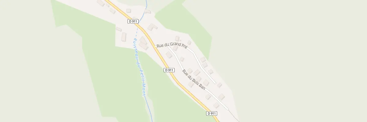 Plan du 55 Rue de Bois Ban au Châtelard