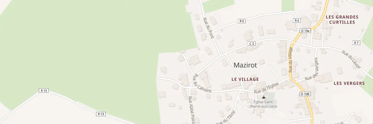 Plan du 15 Rue du Calvaire à Mazirot