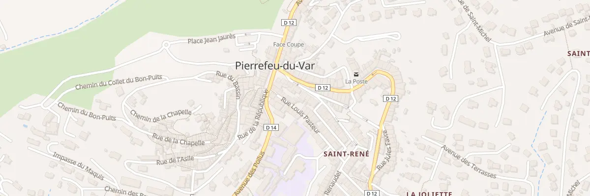 Plan du 11 Rue Louis Pasteur à Pierrefeu-du-Var