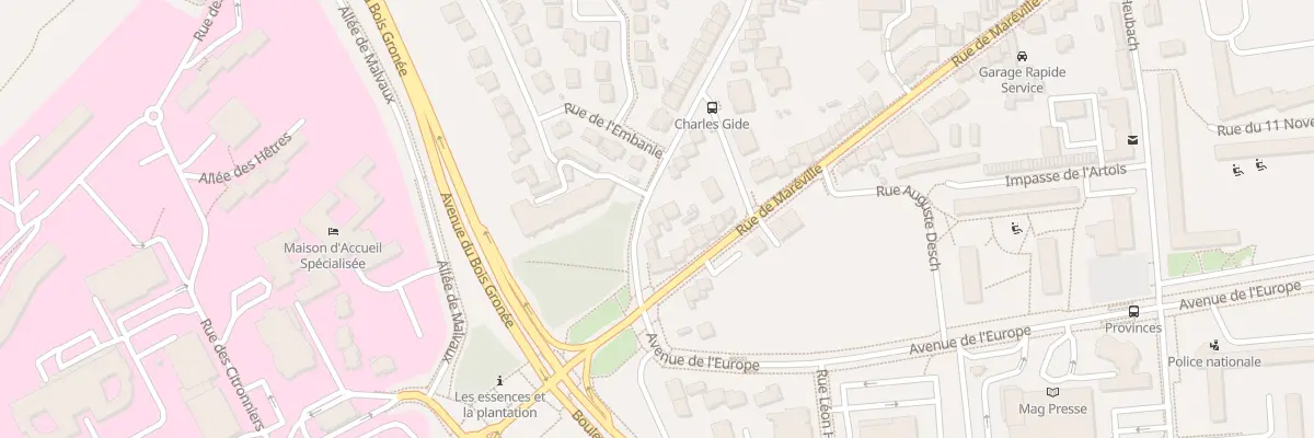 Plan du 53 Rue de l’Abbe Didelot à Laxou