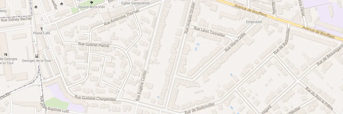 Plan du 32 Rue Jacques Gruber à Nancy