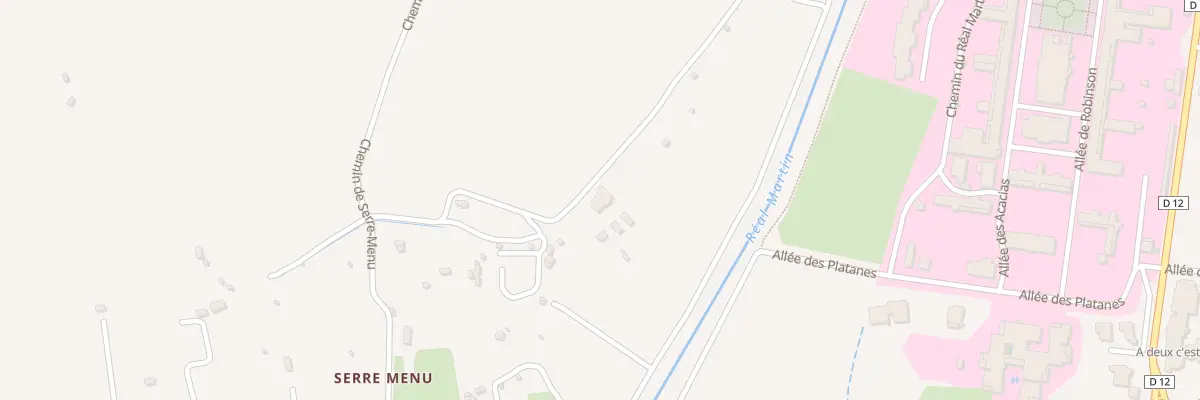 Plan du 212 Imp du Canal à Pierrefeu-du-Var